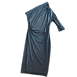 One-Shoulder Gray bodycon Dress